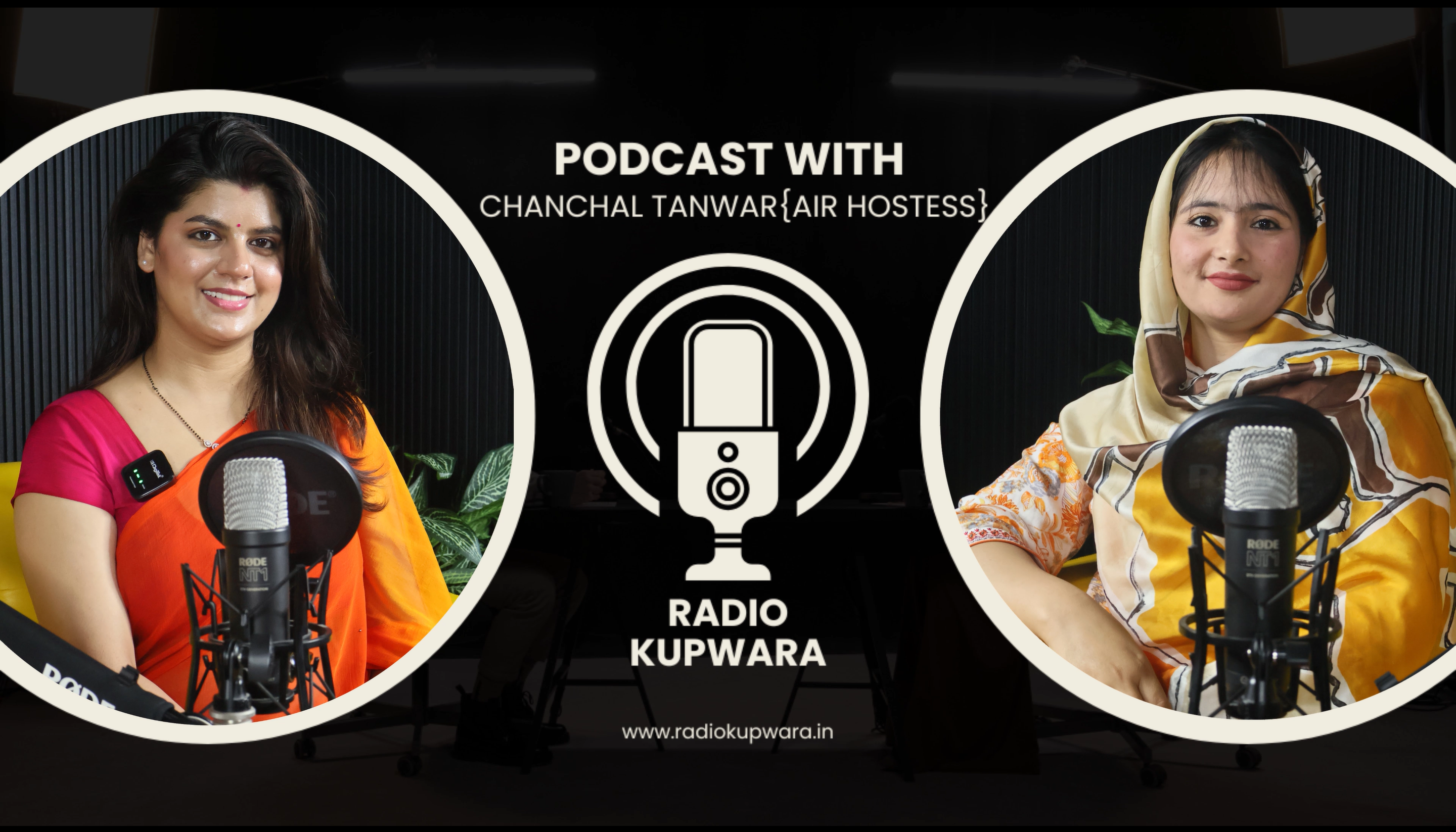 RJ Bisma hosted a podcast with Airhostess Chanchal Tanwar on aviation and cabin crew careers.