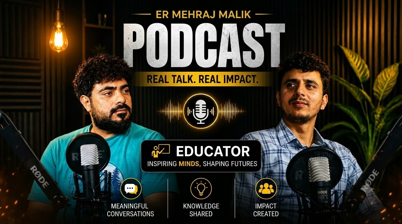 TEACHING WITH PURPOSES INSPIRING WITH PASSION ER MEHRAJ MALIK TEACHERS DAY SPECIAL