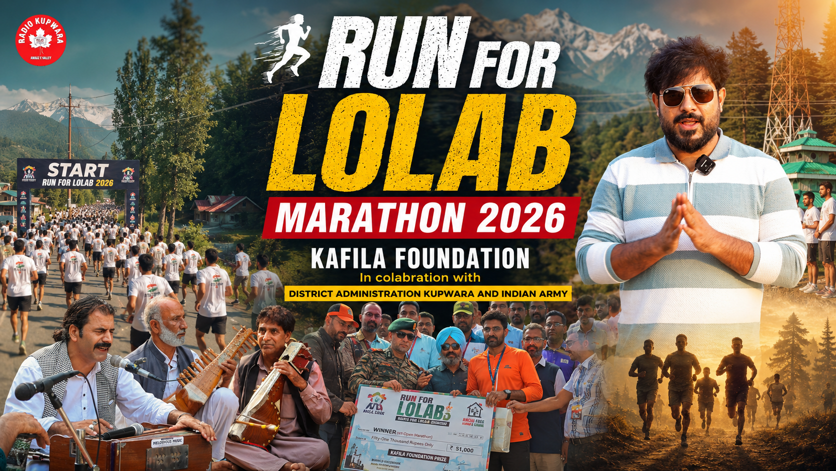 RUN FOR LOLAB|MARATHON|RADIO KUPWARA