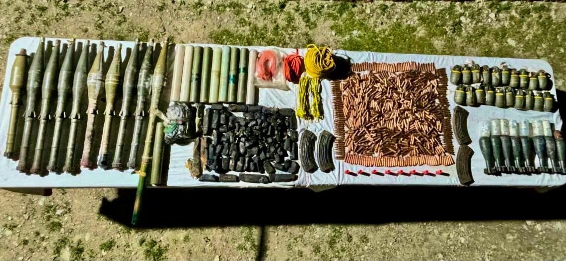 Security Forces Seize Ammunition And Explosives In Kupwara District In An Operation