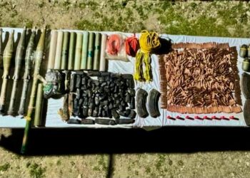Security Forces Seize Ammunition And Explosives In Kupwara District In An Operation