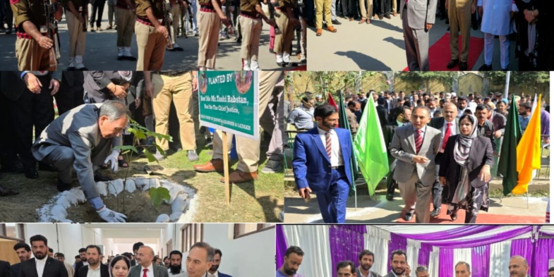 Chief Justice visits Kupwara, inspects judicial infrastructure, ongoing construction work of District court complex Kupwara