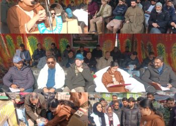 *DC Kupwara chairs weekly Block Diwas programme at Zachaldara
