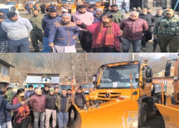 DC kupwara visits ME department reviews winter preparedness