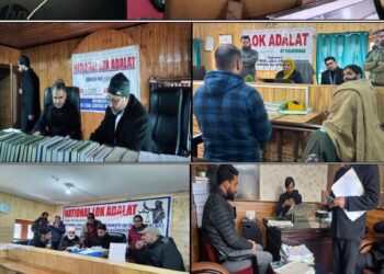 DLSA Kupwara holds 4th National lok Adalat