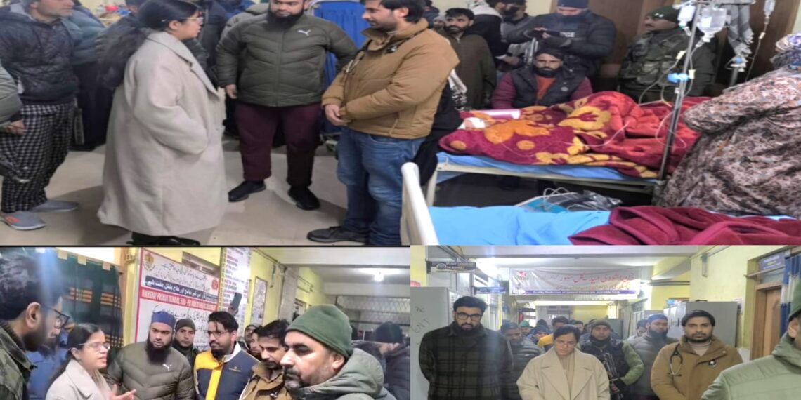 DC kupwara pays a visit to DH Handwara