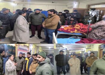 DC kupwara pays a visit to DH Handwara