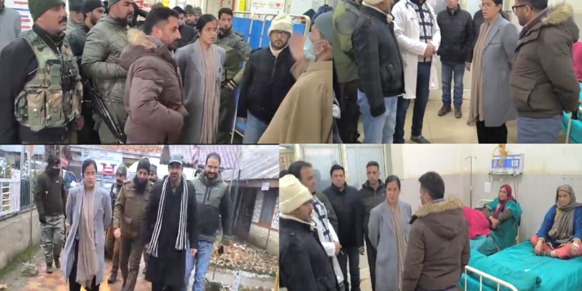 DC kupwara pays a visit to the SDH kupwara PHC Trehgam