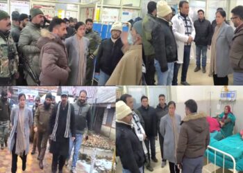 DC kupwara pays a visit to the SDH kupwara PHC Trehgam