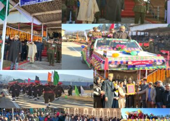 Republic day celebrated across Kupwara district with great enthusiasm and fervor Chairman DDC unfurls National Flag at DPL Kupwara