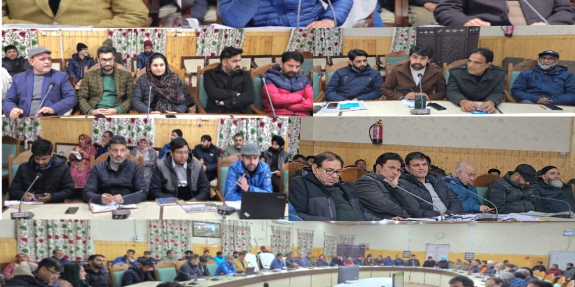 Chairman DDC Kupwara reviews progress of works under District Capex Budget 2024-25