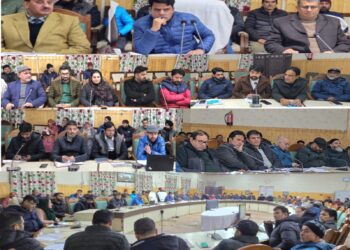 Chairman DDC Kupwara reviews progress of works under District Capex Budget 2024-25