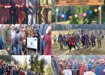 *Bagh-E-Shehjaar Eco-Park Inaugurated at Himal Warnow