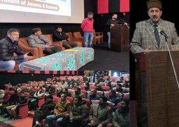 Mega IEC Camp on Nasha Mukt Bharat Abiyan Held at Town Hall Handwara